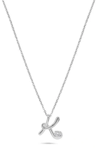 H.j. Namdar Diamond Letter K Necklace In Pattern