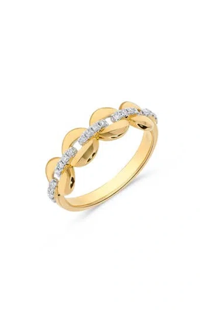 H.j. Namdar Diamond Round Link Ring