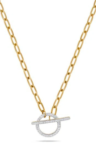 H.j. Namdar Diamond Toggle Pendant Necklace