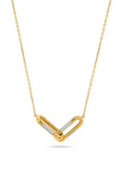 H.j. Namdar Diaond Double Link Necklace