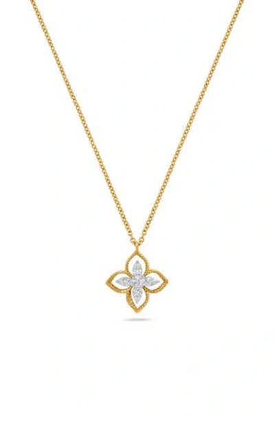 H.j. Namdar Floral Diamond Pendant Necklace