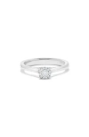 H.j. Namdar Miracle Diamond Halo Ring In 14k White Gold