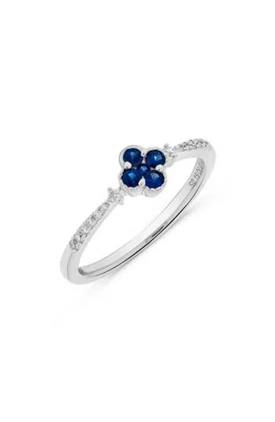 H.j. Namdar Stone & Diamond Clover Ring