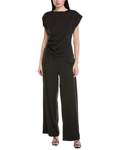 Hl Affair 2pc Top & Pant Set In Brown