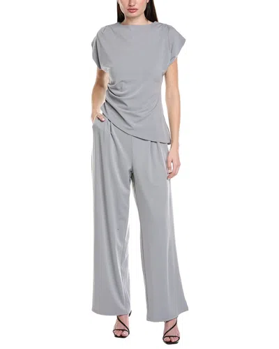 Hl Affair 2pc Top & Pant Set In Gray
