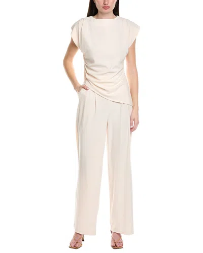 Hl Affair 2pc Top & Pant Set In Neutral