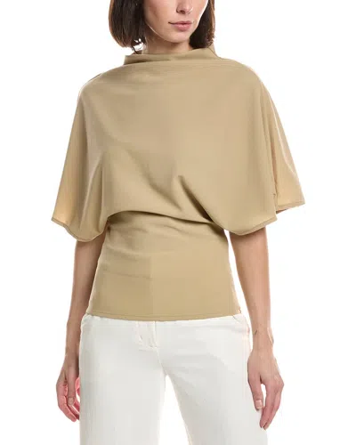 Hl Affair Batwing Top In Brown