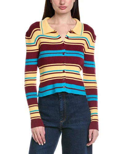Hl Affair Cardigan In Yellow
