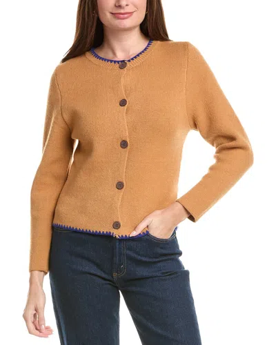 Hl Affair Cardigan In Brown