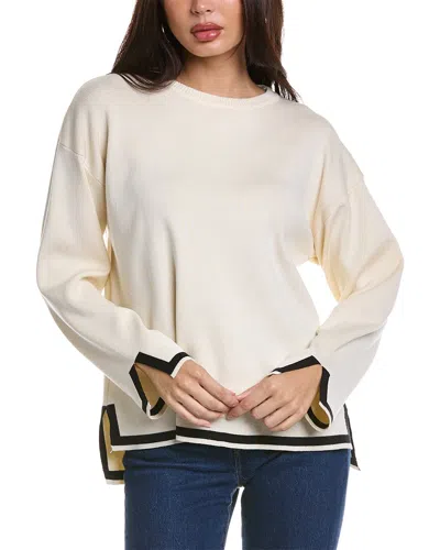 Hl Affair High-low Sweater In White