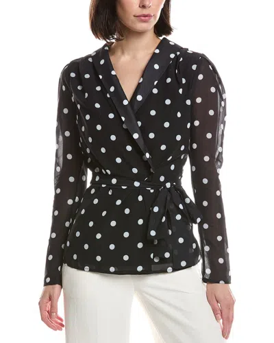 Hl Affair Long Sleeve Top In Animal Print