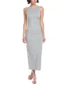 Hl Affair Maxi Dress In Gray
