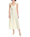 Hl Affair Midi Dress In Neutral