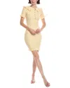 Hl Affair Mini Dress In Yellow