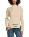 Hl Affair Mock Neck Sweater In Neutral