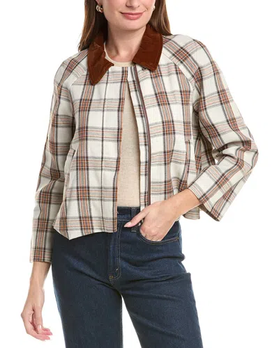 Hl Affair Plaid Button Top In Multi