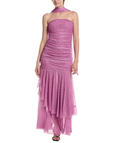 Hl Affair Sleeveless Maxi Dress In Purple