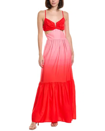 Hl Affair Sleeveless Maxi Dress In Multi