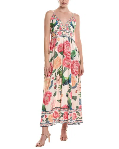 Hl Affair Sleeveless Maxi Dress In White
