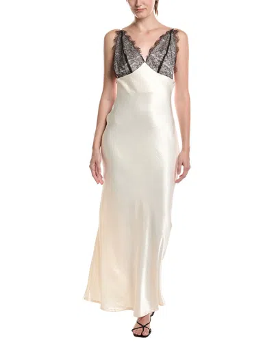 Hl Affair Sleeveless Maxi Dress In White