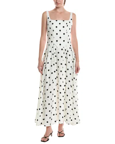 Hl Affair Sleeveless Maxi Dress In White