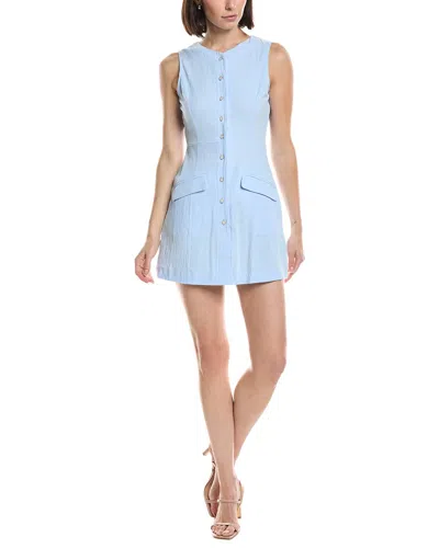 Hl Affair Sleeveless Mini Dress In Blue