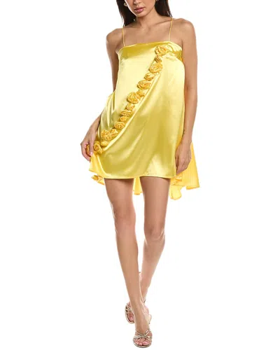 Hl Affair Sleeveless Mini Dress In Yellow