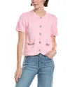Hl Affair Woven Jacket In Pink