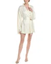 Hl Affair Wrap Dress In Neutral