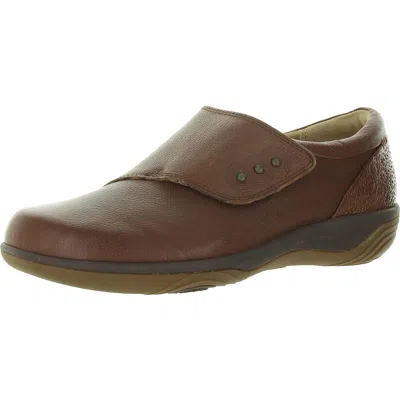 Hälsa Anna Womens Laceless Leather Clogs In Brown
