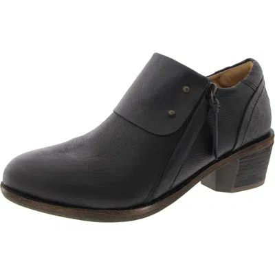 Hälsa Michelle Womens Comfort Insole Leather Ankle Boots In Grey
