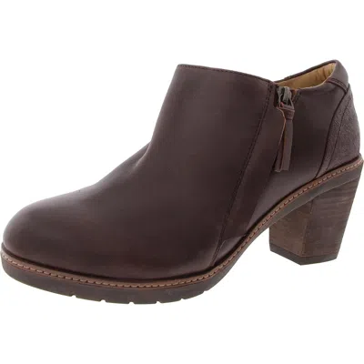 Hälsa Rylee Womens Zipper Leather Ankle Boots In Multi