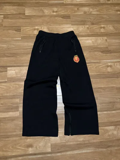 Pre-owned Hmdd X The Gv Gallery Gvgallery Soccer Thermal Sweats In Black
