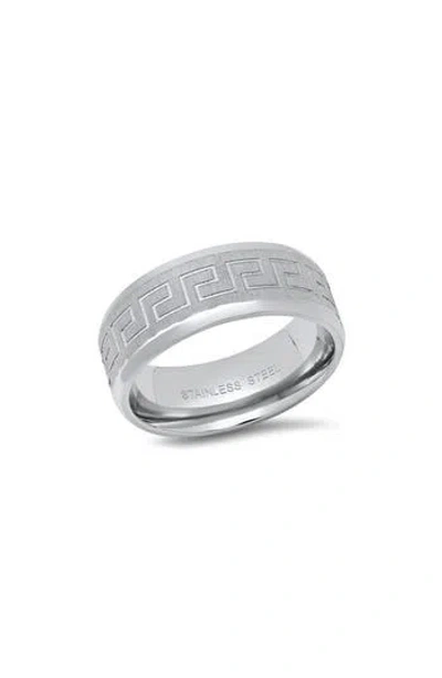 Hmy Jewelry Etched Ring In Silver