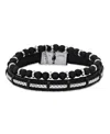 Hmy Jewelry Hickey By Hickey Freeman Genuine Leather Bracelet, 2 Piece Set In Multi