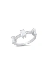 Hmy Jewelry Simulated Diamond Ring In Metallic