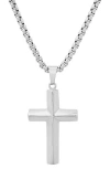 Hmy Jewelry Stainless Steel Cross Pendant Necklace
