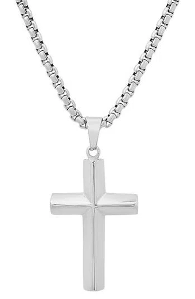 Hmy Jewelry Stainless Steel Cross Pendant Necklace