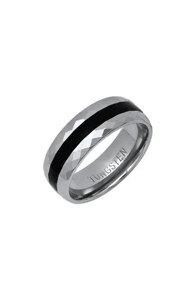Hmy Jewelry Two-tone Hammered Ring In Multi