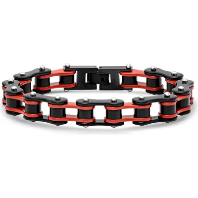 Hmy Jewelry Two-tone Bracelet In Black