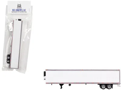 Ho Logistics Replicas Box Dry Goods Trailer White 1/87 (ho) Scale Plastic Model By Ho Logistics