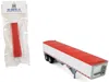 Ho Logistics Replicas Covered Grain Trailer White With Red Tarp 1/87 (ho) Plastic Model Car By Ho Logistics