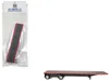 Ho Logistics Replicas High Boy Spread Axle Flatbed Trailer Red 1/87 (ho) Plastic Model Car By Ho Logistics