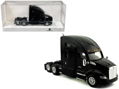 Ho Logistics Replicas Kenworth T680 Sleeper Cab Black 1/87 (ho) Plastic Model Car By Ho Logistics
