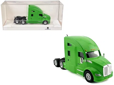 Ho Logistics Replicas Kenworth T680 Sleeper Cab Lime Green 1/87 (ho) Plastic Model Car By Ho Logistics
