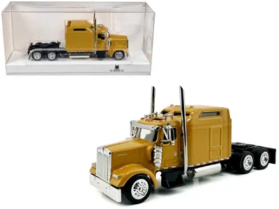 Ho Logistics Replicas Kenworth W900l Truck Tractor With Sleeper Cab Yellow 1/87 (ho) Scale Plastic Model Car By Ho Logisti