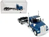 Ho Logistics Replicas Kenworth W990 2-axel Day Cab Blue Metallic 1/87 (ho) Plastic Model Car By Ho Logistics