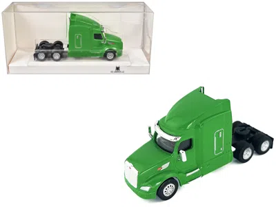 Ho Logistics Replicas Peterbilt 579 Sleeper Cab Lime Green 1/87 (ho) Plastic Model Car By Ho Logistics