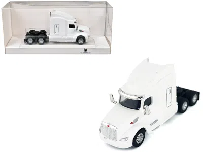 Ho Logistics Replicas Peterbilt 579 Sleeper Cab White 1/87 (ho) Plastic Model Car By Ho Logistics In Multi