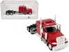 Ho Logistics Replicas Peterbilt 589 Truck With 72 Inch Sleeper Red 1/87 (ho) Plastic Model Car By Ho